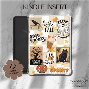 Fantasmi autunnali di Halloween - Inserto Kindle / Download digitale / Paperwhite, Basic, Oasis, Scribe