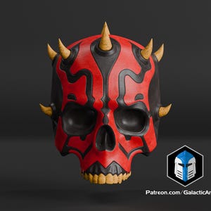 Cráneo de Darth Maul / accesorio 3D hecho por un fan