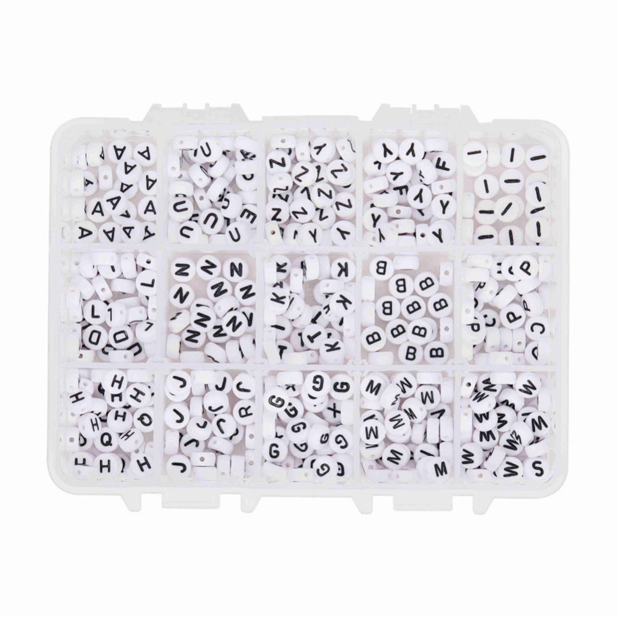 Alphabet Letter Bead Kit Acrylic Letter Beads Assortment ABC Etsy