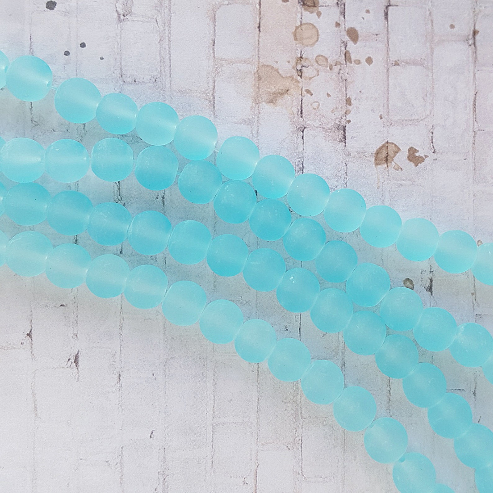 Sea Glass 8mm Beads/ Beach Glass Beads/ Recycled Glass Etsy