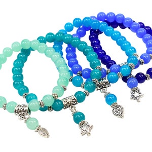 Mint Green 8mm Glass Beads