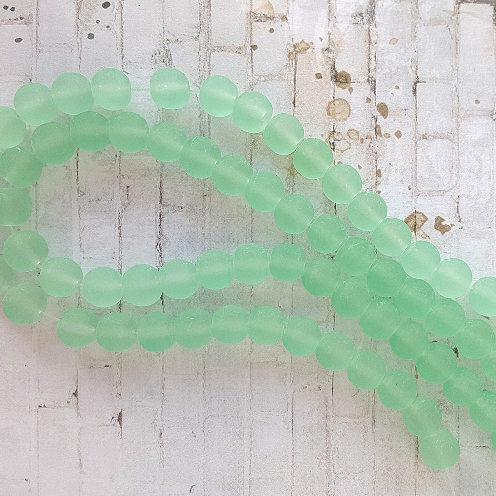 Sea Glass 8mm Beads/ Beach Glass Beads/ Recycled Glass Etsy