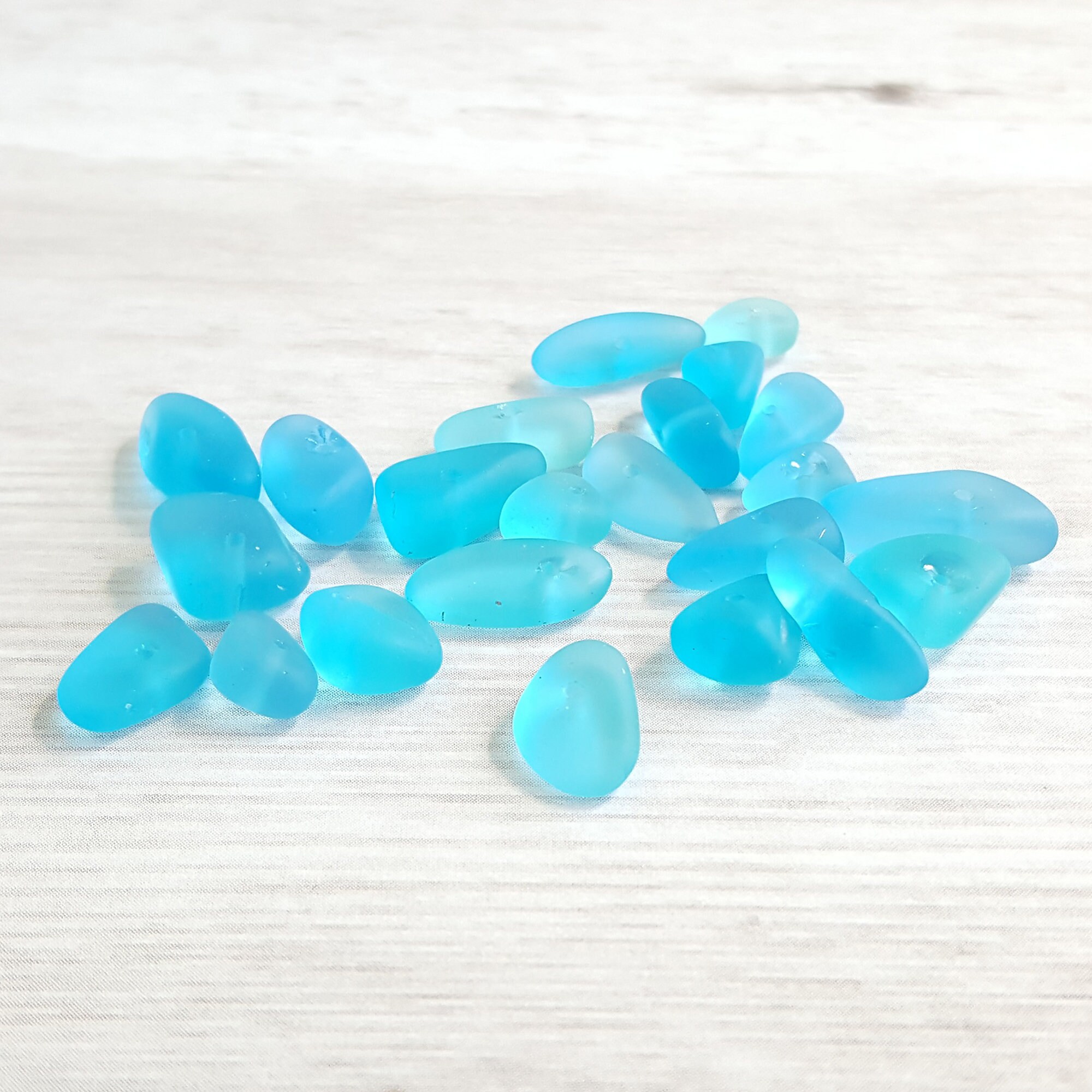 Aqua Beach Glass Pebbles for JewelrySea Glass PebblesBeach Etsy