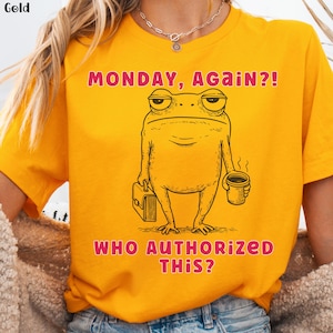 Funny Monday T-shirt, Conquer Mondays, I Hate Mondays Tee, Monday Motivation Funny Top, Weekend Warrior Tee, Monday Mood Shirt, Monday Vibes