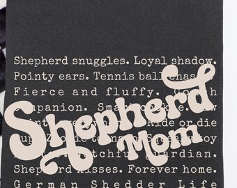 Shepherd Mom Comfort Colors Unisex Cotton T-Shirt