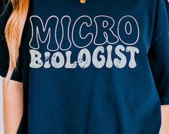 Microbiologist Nerdy Unisex Comfort Colors Cotton Shirt for Biologists and Science Enthusiasts