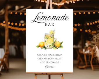 Lemonade Bar Sign | Graduations | Weddings | Parties