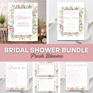 Bridal Shower Bundle | Fresh Blooms | Floral | FULL SET