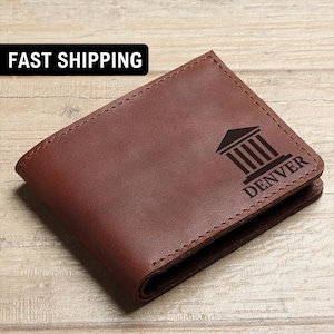 Personalized Leather Mens Wallet, Gift For Lawyer, Graduation Lawyer Gift, Personalized Gift For Lawyer, Attorney Gifts, Husband Gifts