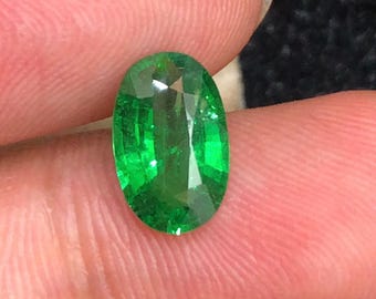 Natural Tsavorite Garnet Loose Gemstone for Sale – Rich Green Tsavorite – Grab Now – 2.16 Ct