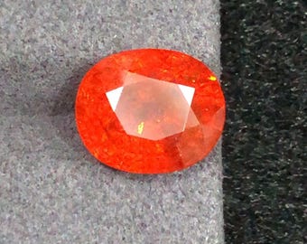 Natural Fanta Garnet Loose Gemstone for Sale – Genuine Orange Fanta Garnet – Untreated Gemstone – 6.85 Ct