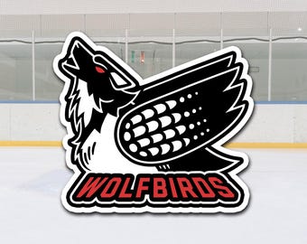 Wolf Birds / Wolfbirds Hockey Rivalry Sticker