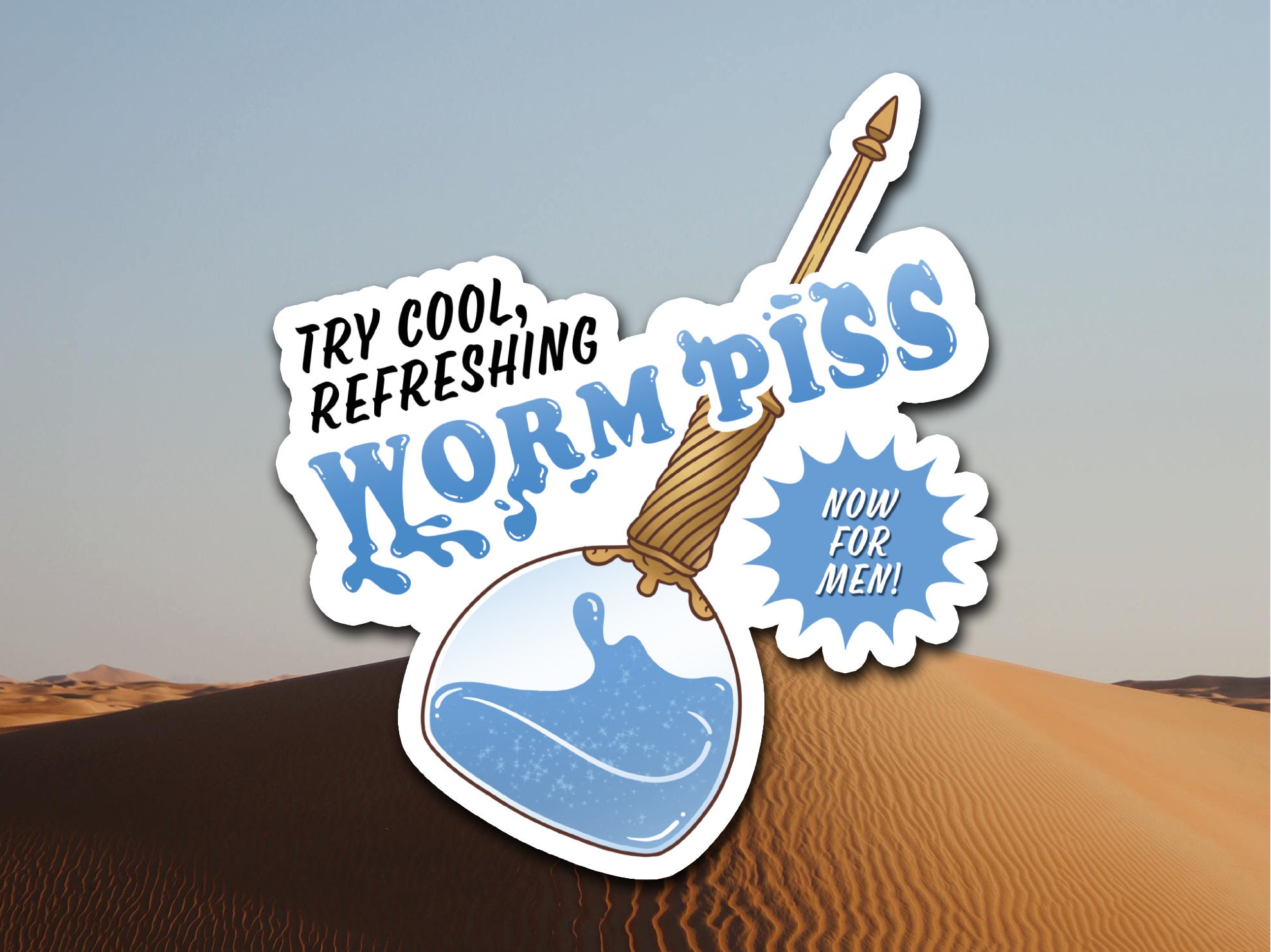 Worm Juice Sticker 