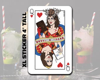 Queen Patricia's Playing Card Vinyl Sticker