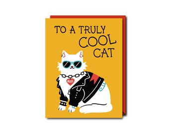 Truly Cool Cat Card