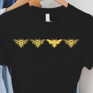 Bee Shirts for Women, Save The Bees Shirt, Bee Lovers Gifts, Honeybee Tee, Beekeeper Gift, Save The Bees Shirt, Bee Tee, Yellow Bee Shirt