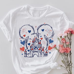 Disney Independence Day Shirt, Mickey Fourth of July Tee, Disneyland Trip T-shirt bild 1