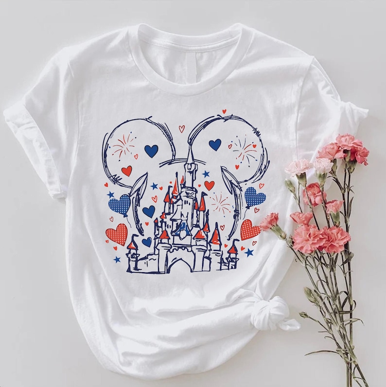 Disney Independence Day Shirt, Mickey Fourth of July Tee, Disneyland Trip T-shirt bild 1