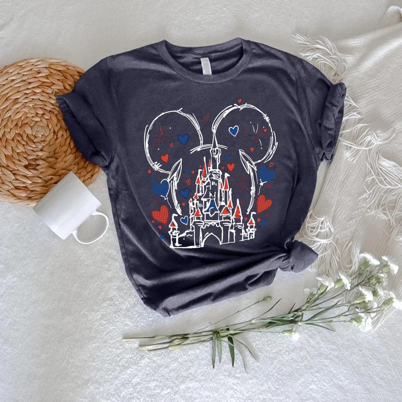 Disney Independence Day Shirt, Mickey Fourth of July Tee, Disneyland Trip T-shirt bild 4