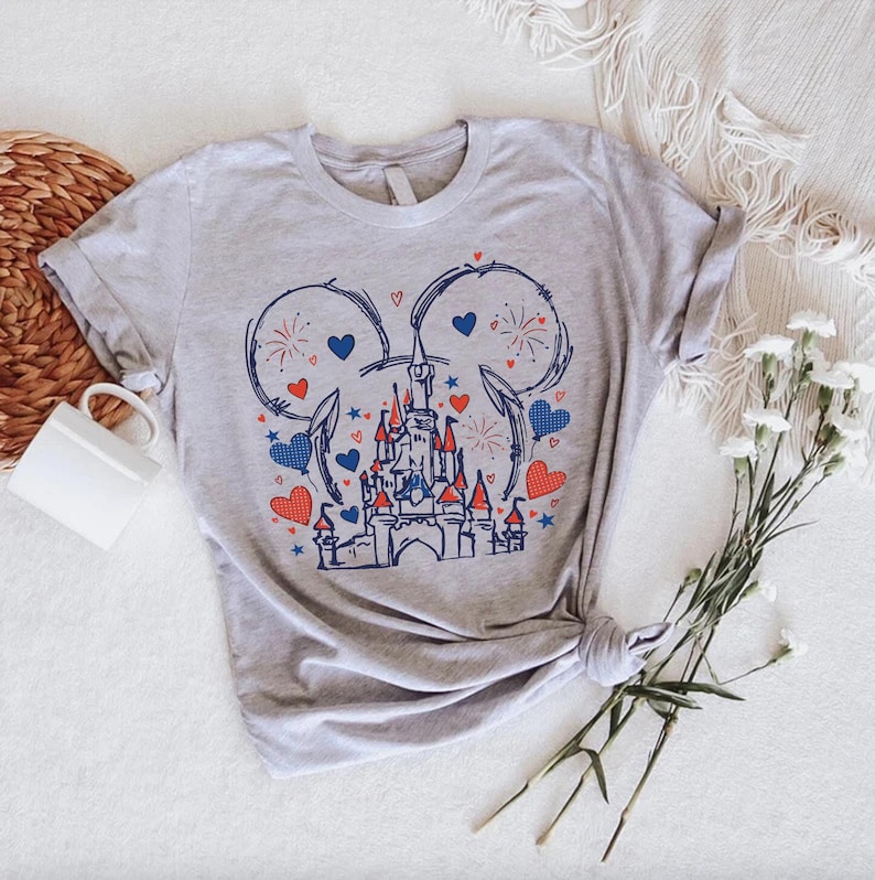 Disney Independence Day Shirt, Mickey Fourth of July Tee, Disneyland Trip T-shirt bild 6