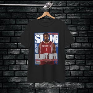 Tracy McGrady SLAM Tee Shirt, Houston Rockets, NBA Shirt, Vintage Sportswear, Basketball Graphic Tee, Gift For Fan