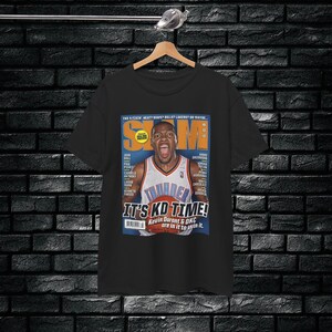 Kevin Durant SLAM Tee Shirt, Oklahoma City Thunder, NBA Shirt, Basketball Graphic Tee, Retro Shirt, Vintage Shirt,  Gift For Fan, Streetwear