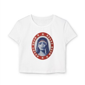 Koszulka damska Cowboy Carter Baby - Beyonce Crop, Beyonce, Cowboy Carter, Sassy Graphic Shirt, Casual Wear, Prezent dla przyjaciół, Styl retro