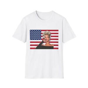 愛国的なビヨンセ ユニセックス Tシャツ | アメリカ国旗Tシャツ、カジュアルウェア、7月4日、コンサート衣装、彼女へのギフト、カウボーイ・カーター
