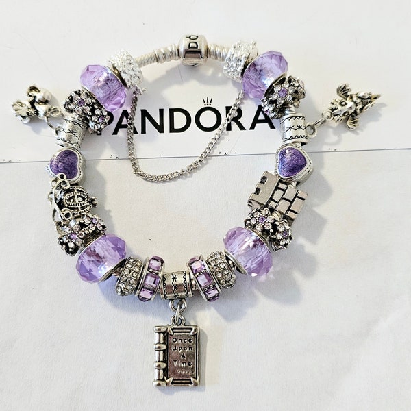Passionné en Violet - Bracelet Pandora authentique