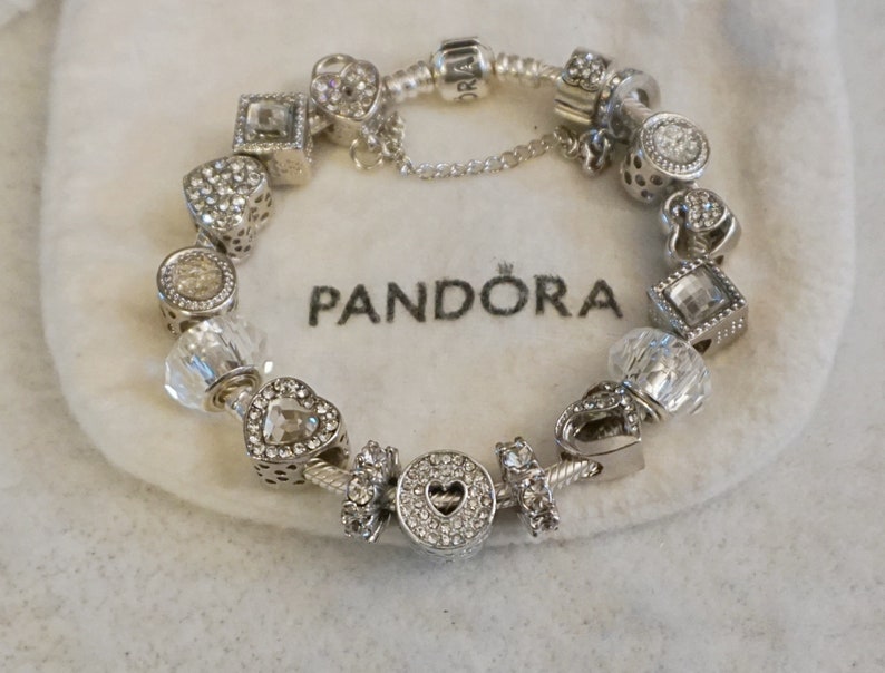 Chic in Crystal Authentic Pandora Bracelet - Etsy