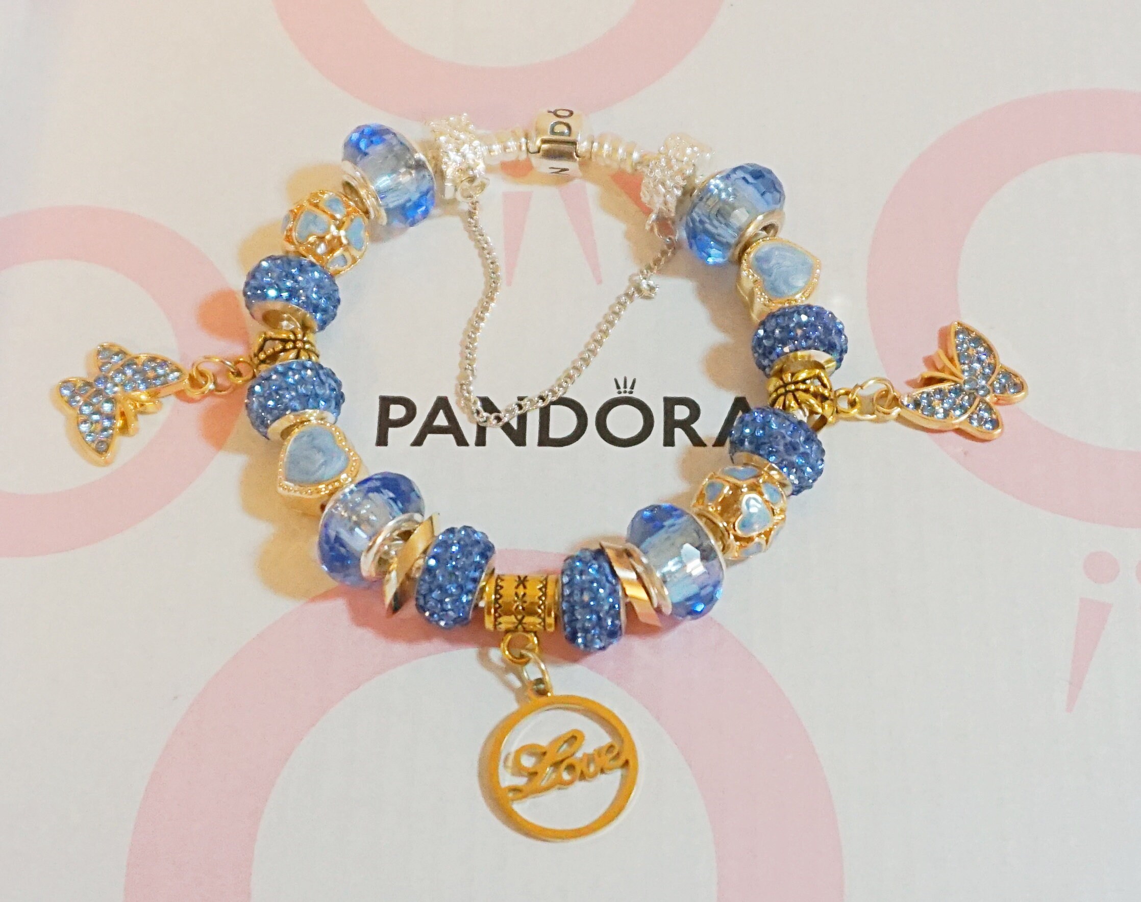 Blue Authentic Jared Pandora - Etsy