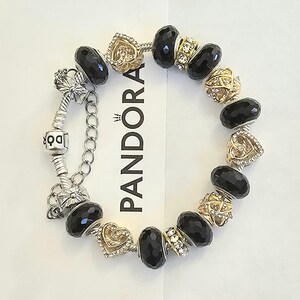 Beautiful in Black - Authentic Pandora Bracelet - image 3