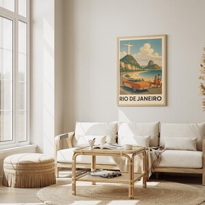 Carteles de viajes antiguos: Amalfi y Río de Janeiro