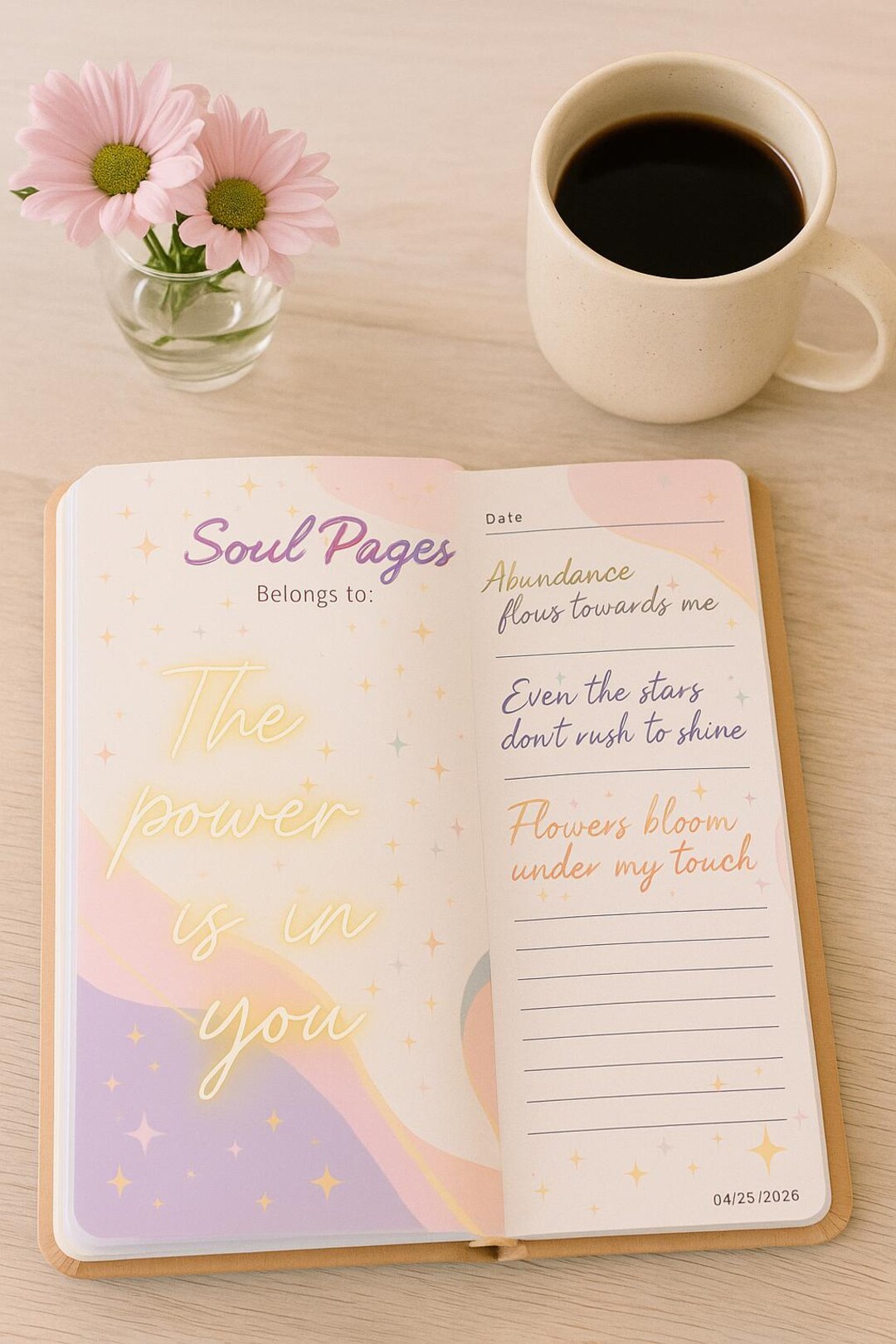 Soul Pages Examples Soul Pages Digital Journal: Mystical Quotes, Editable Diary (printable ...