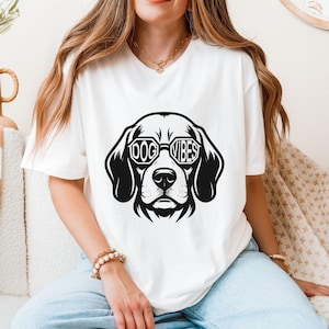 Beagle Dog Vibes Shirt, Funny Dog Lover Tee, Gift for Beagle Owner, Cute Dog Graphic T Shirt, Pet Parent Gift, Dog Mom Dad Apparel