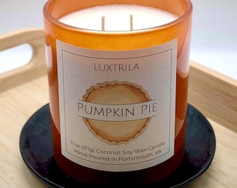 Pumpkin Pie 11 oz Coconut Soy Wax Candle