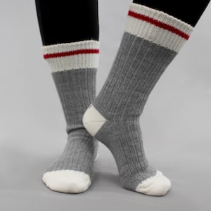 Soft Wool Blend Socks. Best Quality Wool Work Socks. Made in Canada. Hygge Wear. Mother's or Father's Day Gift or Stocking Stuffer!