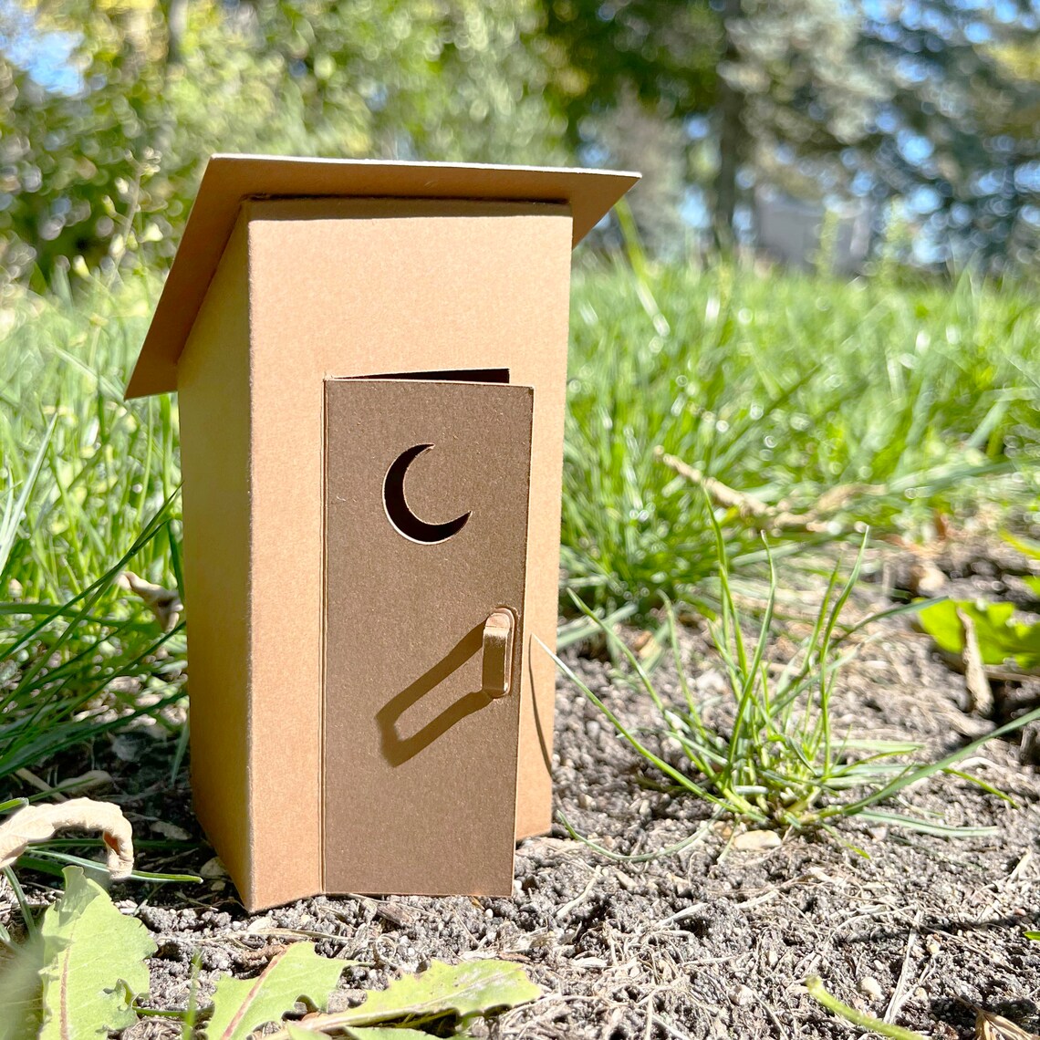 Printable Mini Farm Outhouse. Download and Print PDF. Rustic - Etsy