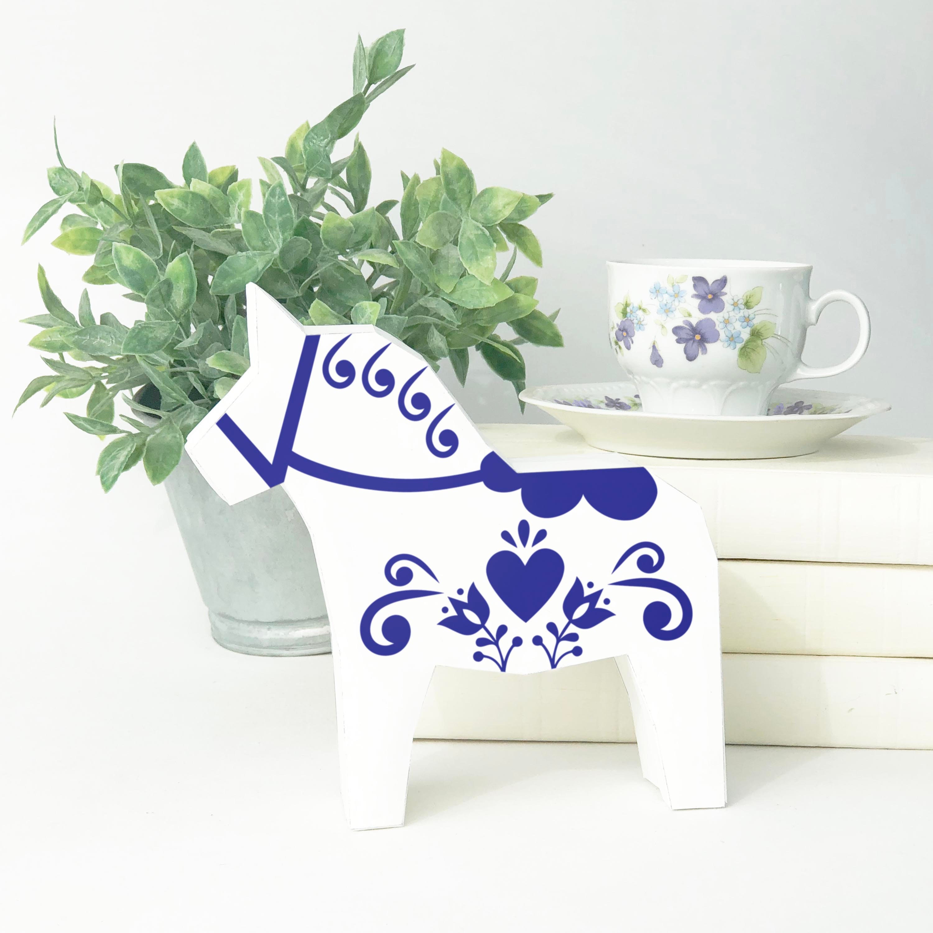 Printable Swedish Dala Horse Treat Box. Instant Download and Etsy Canada