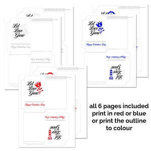 Printable Valentine's Day Seed Packages. Download and Print SVG Seed ...