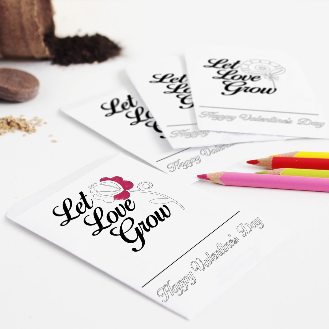 Printable Valentine's Day Seed Packages. Download and - Etsy