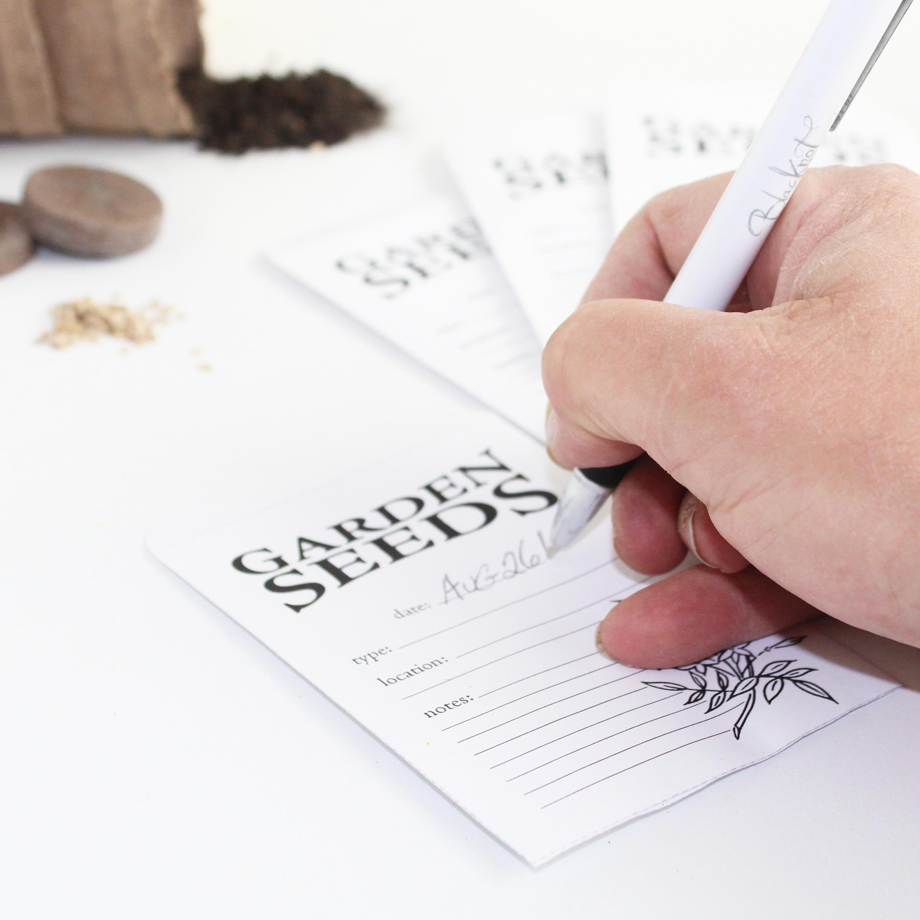 Printable Garden Seed Saver Packages. Easy to Download and | Etsy