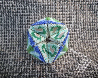 Beaded Kaleidocycle Chart, Pattern, Graph, Stress Reliever, Toy, Art Object