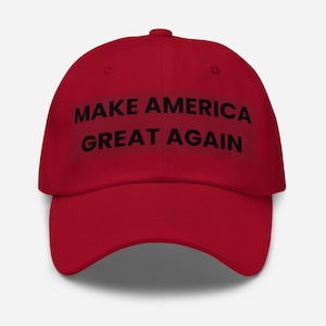 Make America Great Again | Classic MAGA Hat / Shirt / Sticker | Patriotic Hat/MAGA CAP,Red maga cap