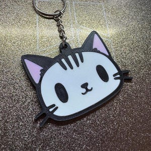 Cute Cat Keychain