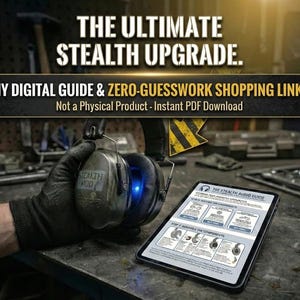 Listen to Music at Work | Invisible Audio Mod for Earmuffs | DIY PDF Instructions | Bone Conduction Alternative | Stealth Gear Hidden audio