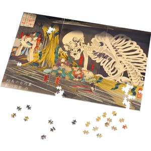 Puzzle Takiyasha, sorcière et squelette : art japonais ukiyo-e, kuniyoshi (500/1000 pièces)