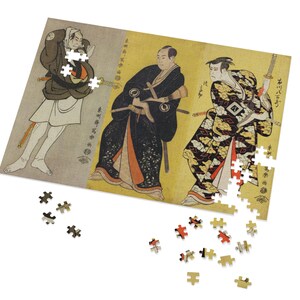 Puzzle Kabuki Sharaku pour acteur : puzzle d&#39;art japonais de l&#39;époque d&#39;Edo