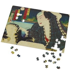 Puzzle Ukiyo-e : acteur de kabuki avec grenouille géante
