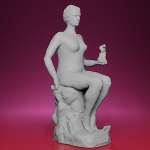 3D Printed Tanagra Sculpture – Inspired by The Musée d&#39;Orsay in Paris